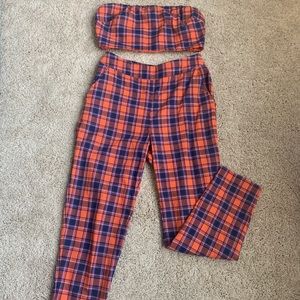 Dolls Kill Plaid Two Piece